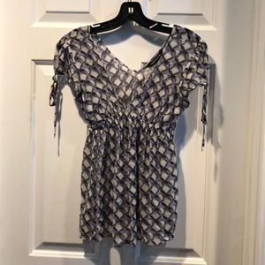 Express flutter sleeve top